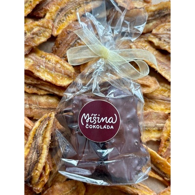 Míšina čokoláda Banánky v čokoládě Tanzanie 100% 60 g