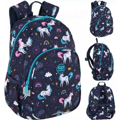 Batoh do školky CoolPack jednokomorový, vícebarevný, se srdíčky, 10 l
