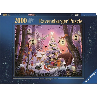 Ravensburger Vianoce v lese 2000 dielov