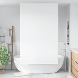 vidaXL Ролетна щора за баня 140x240 см Ширина на плата 136 см (4014939)