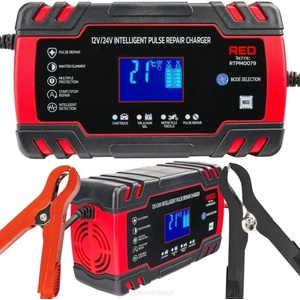 Red technic Автоматично зарядно устройство RED Technic RTPM0079/ 12V / 24V (5904067443600)