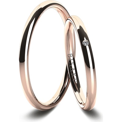 Bisaku snubní Ivy I BIS B00121RG Růžové zlato