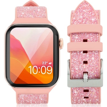 Kingxbar Хамелеонова силиконова каишка Kingxbar, за Apple Watch 6/SE/5/4/3/2 (40mm/38mm), Розов (KXG0029602)