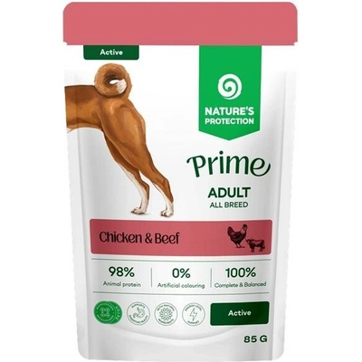 Nature's Protection Prime Dog Active Chicken/Beef 85 g