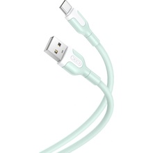 XO NB212 USB - USB-C, 2,1A, 1m, zelený