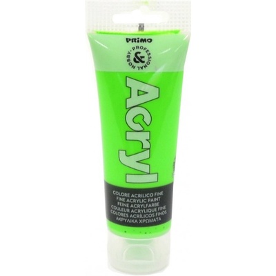 Primo Akrylová barva Fluo zelená 75 ml 75-610