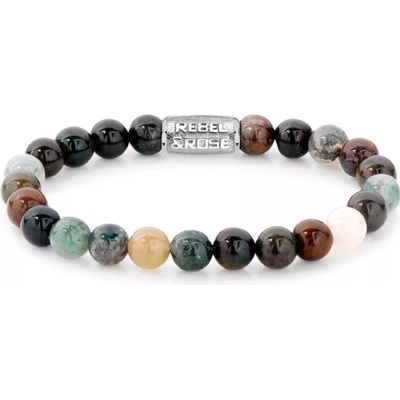 Rebel & Rose unisex náramok Indian Summer 8 mm RR-80049-S-L