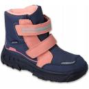 Befado 615y002 sněhule boty zateplené zimní voděodolné námořnická modrá