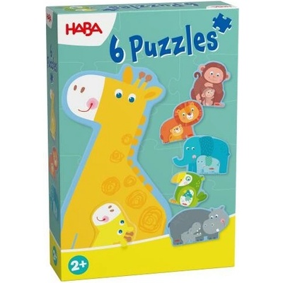 Haba pro nejmenší Zvířecí rodinka 6 dílků