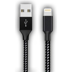 Stansson MFI 1 м USB - Lightning кабел с оплетка CA-163 (CA-163)