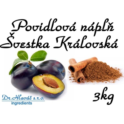 Dr.Hlaváč - Povidlová náplň ŠVESTKA Královská+skořice/rum 3kg