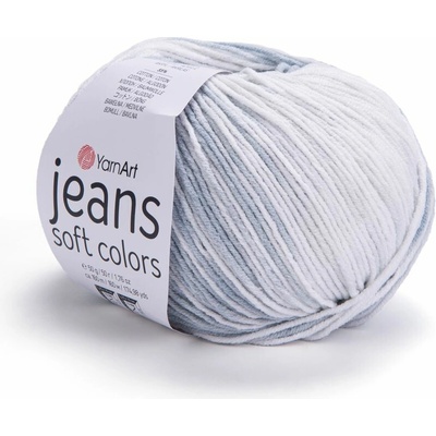 Yarn Art Jeans Soft Colors 6208 krémová, šedá