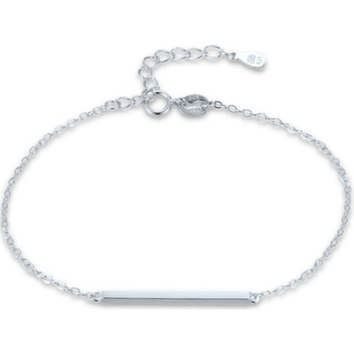 MINET JMAS0312SB16 Elegantní stříbrný náramek tyčka