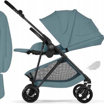 Cybex Melio Carbon 3.0 ľahký 5,9 kg v smere/proti smeru jazdy Stormy Blue 2026