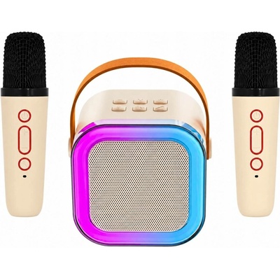 Bezdrátový karaoke mikrofon s RGB Bluetooth reproduktorem