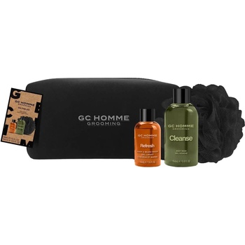 Grace Cole Комплект Home Grooming, с несесер и гъба за баня, 2 части