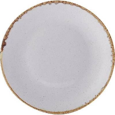 FINE DINE Kulatý mělký talíř 240 mm Popelová