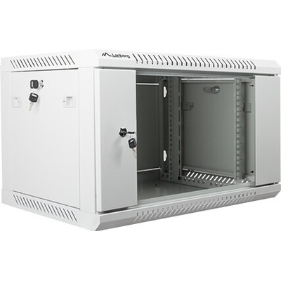 Lanberg Комуникационен шкаф Lanberg rack cabinet 19" wall-mount 6U / 600x450 for self-assembly (flat pack), grey (WF01-6406-10S)