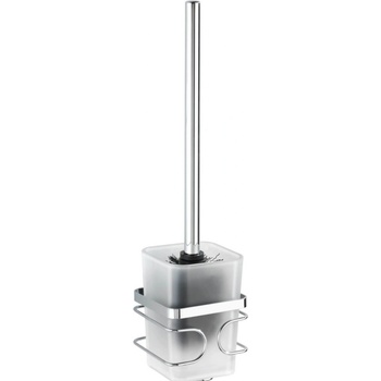 Wenko WC štětka BEZ VRTÁNÍ Premium kovově lesklá 38 x 9 x 10 cm