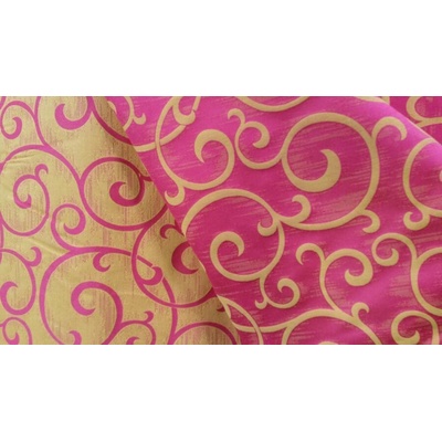 Bytema dekorační látka RETRO design velký motiv 140cm