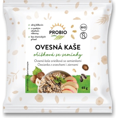 Probio Ovsená kaša oriešková so semienkami 65 g