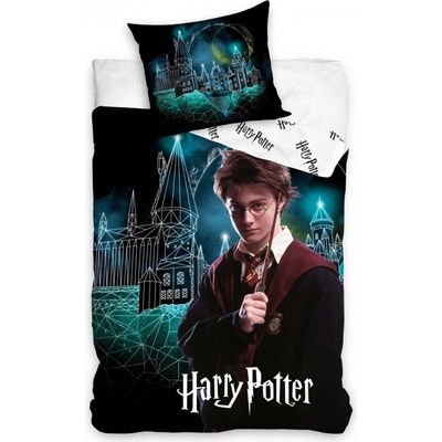 Tiptrade bavlna obliečky Harry Potter kúzelné Bradavice 140x200 70x90
