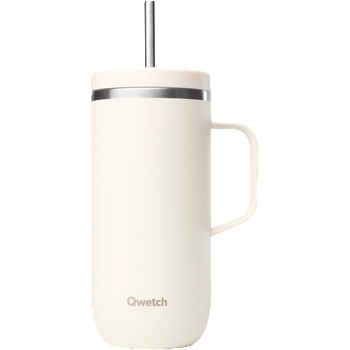Qwetch Студена чаша Isotherm с дръжка, 600 мл - Matte Sand