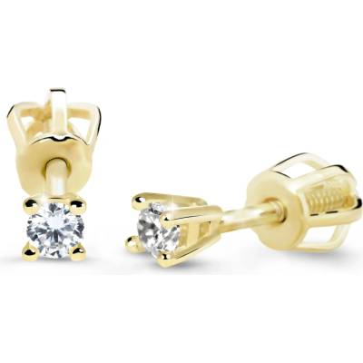 Cutie Diamonds pecky ze žlutého zlata s brilianty DZ60129-30-00-X-1