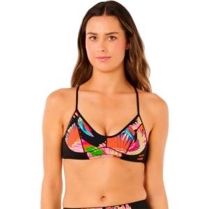 Rip Curl Mirage Crop bikini top - Black (Toucan)