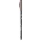 STAEDTLER Флумастер Staedtler Pigment Brush 371, сив 84 (31656-А-СИВ 84)