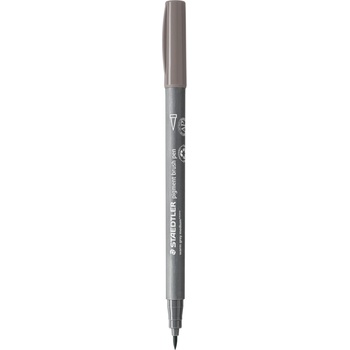 STAEDTLER Флумастер Staedtler Pigment Brush 371, сив 84 (31656-А-СИВ 84)