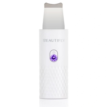 Beautifly Ултразвуков уред за почистване на лице Beautifly B-Scrub Mini Young, 2W, 60 мин, Електростимулация, Ексфолиране, Йони, Бял (B-Scrub Mini Young)