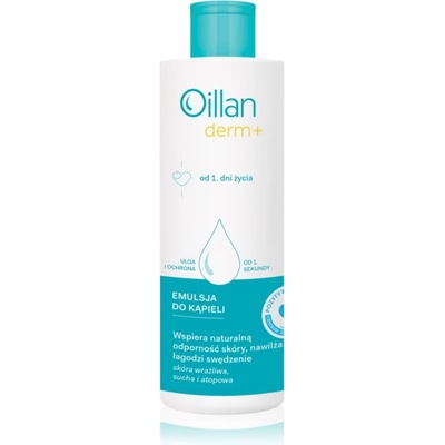 Oillan Derm+ Bath Emulsion emulzia do kúpeľa pre deti od narodenia 200 ml