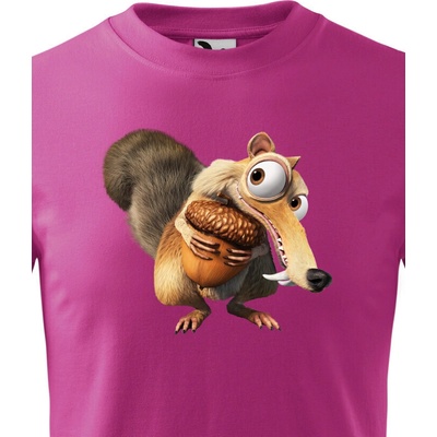 Bezvatriko.cz Veverka Scrat 1326 purpurová