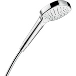 Hansgrohe Croma Select E - Ръчен душ Vario, 3 струи, EcoSmart 9 l/min, бяло/хром 26813400 (26813400)