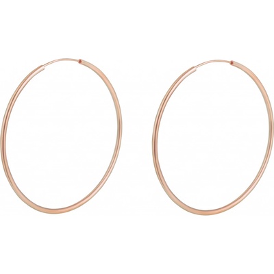 Olivie stříbrné kruhy rose 7088