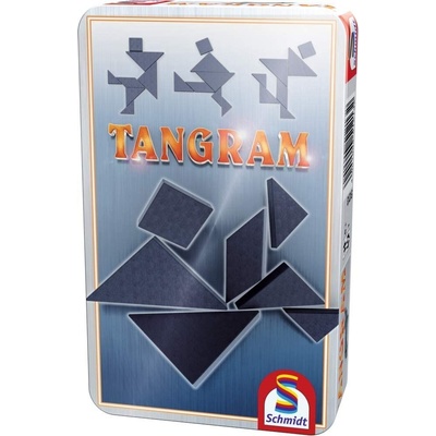 Tangram v plechové krabičce