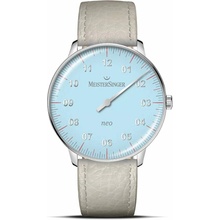 MeisterSinger S-NES924S - Biely kožený remienok