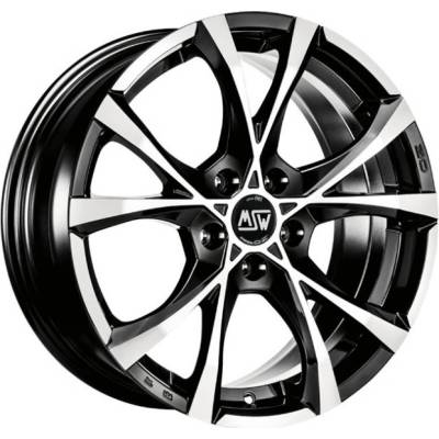 MSW Cross Over 8x18 5x105 ET38 gloss black polished