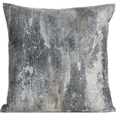 Takoy ESTER zo zamatu zdobená metalickým vzorom-HF-461106 45 x 45 cm