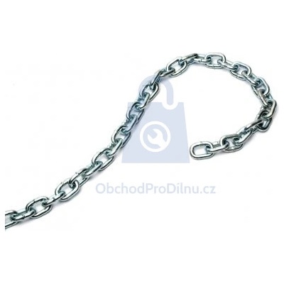 Řetěz krátký článek, DIN 766, pozinkovaný 5 x 18,5 mm 40 m