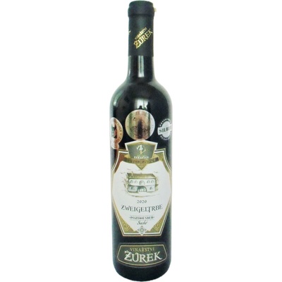 Vinařství Žůrek Zweigeltrebe pozdní sběr 2024 13,5% 0,75 l (holá láhev)
