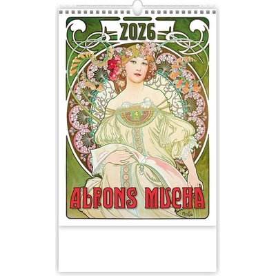 Helma nástěnný Alfons Mucha 24 × 33 cm 2026