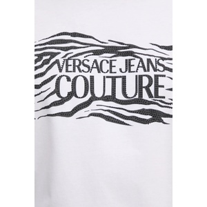 Versace Jeans Couture Памучна тениска (78GAH6L1.J0001) - answear - 148,62 лв