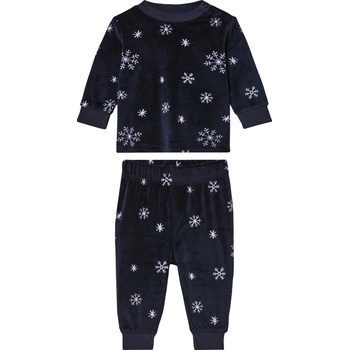 Lupilu Dívčí velurové pyžamo tmavě modrá