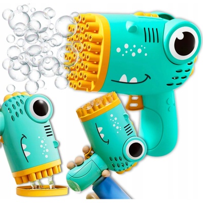 Pistole na mýdlové bubliny krokodýl modrá