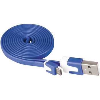 EMOS SM7001B USB 2.0 A/M - Micro USB/M, 1m, modrý