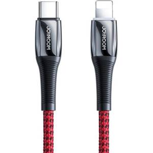 JOYROOM Кабел Joyroom S-1224K2, USB-C към Lightning, Power Delivery, 20W, 2.4A (S-1224K2 Red)
