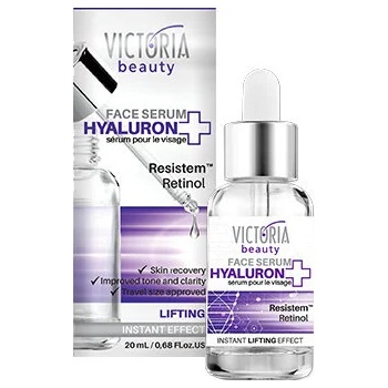 Victoria Beauty HYALURON Серум за лице с лифтинг ефект с хиалурон, ретинол и стволови клетки 20ml (Рё83Рё0)