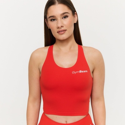 GymBeam Дамски спортен топ BEAT Tangerine L